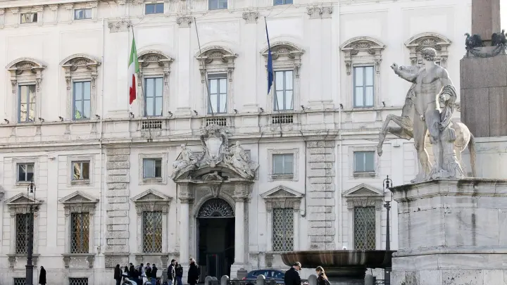 Das italienische Verfassungsgericht in Rom. (Foto: Alessandro Di Meo/ANSA/dpa)