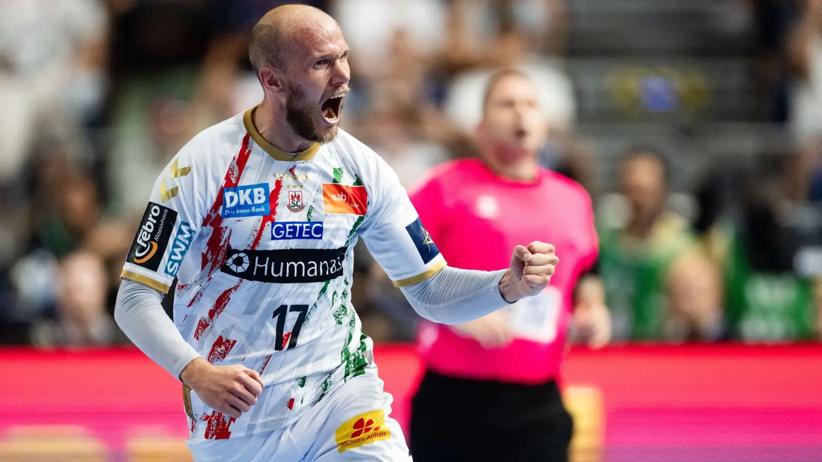 Der SC Magdeburg ist den Füchsen Berlin ins Finale der Champions League gefolgt. (Foto: Marius Becker/dpa)