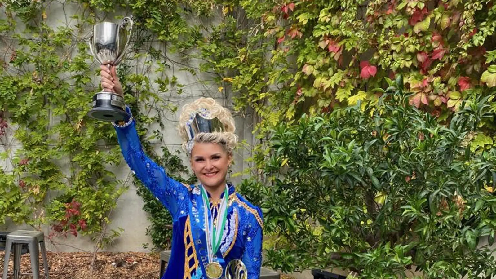 Lysann Rücker nach ihrem bisher größten Erfolg: Dem Gewinn der Europameisterschaft in Frankreich. (Foto: Grit Rücker)