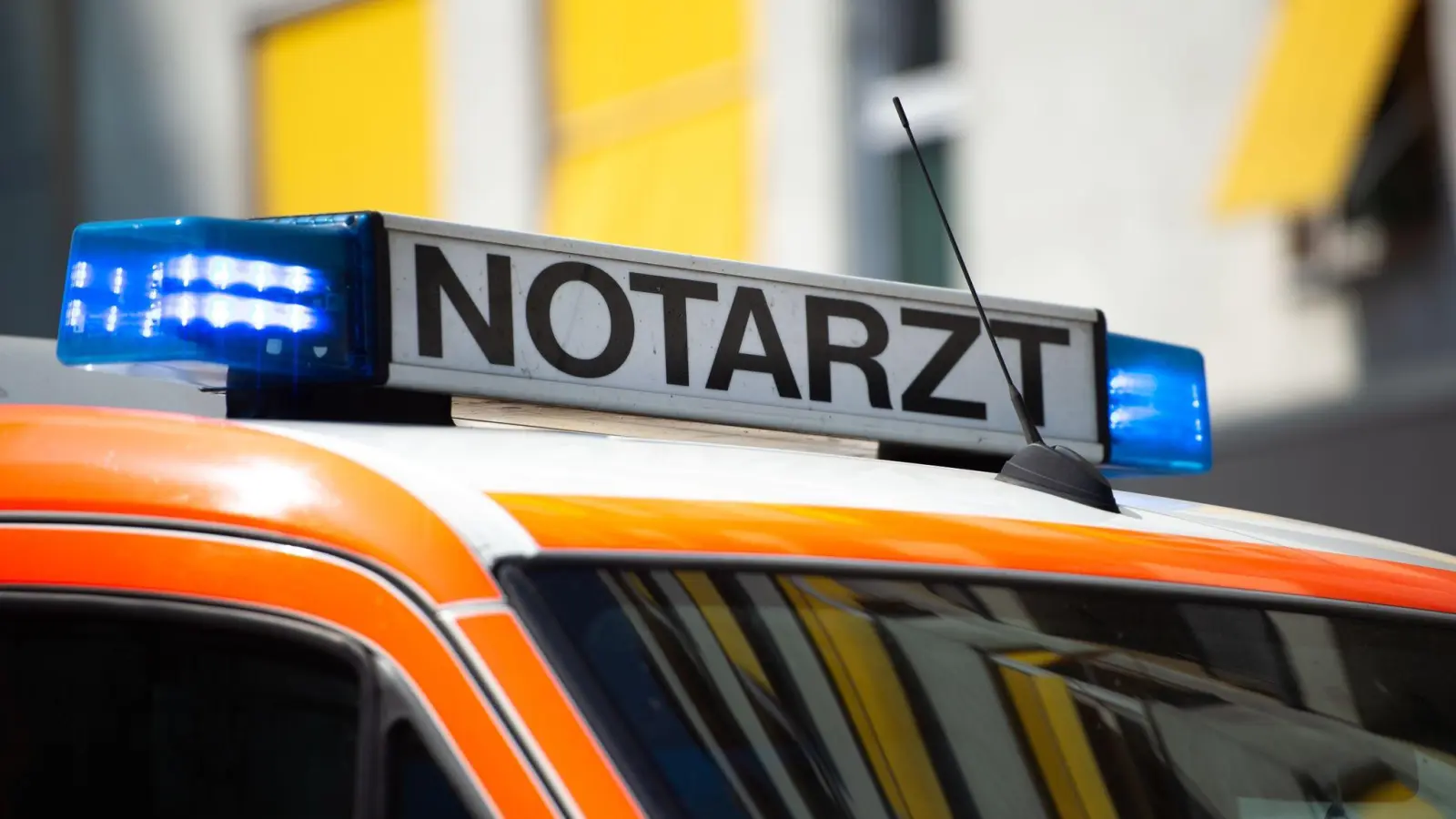 Unfall im Einsatz: In Neustadt wurde ein Notarztwagen in eine Karambolage verwickelt. (Symbolbild: Lisa Ducret/dpa)