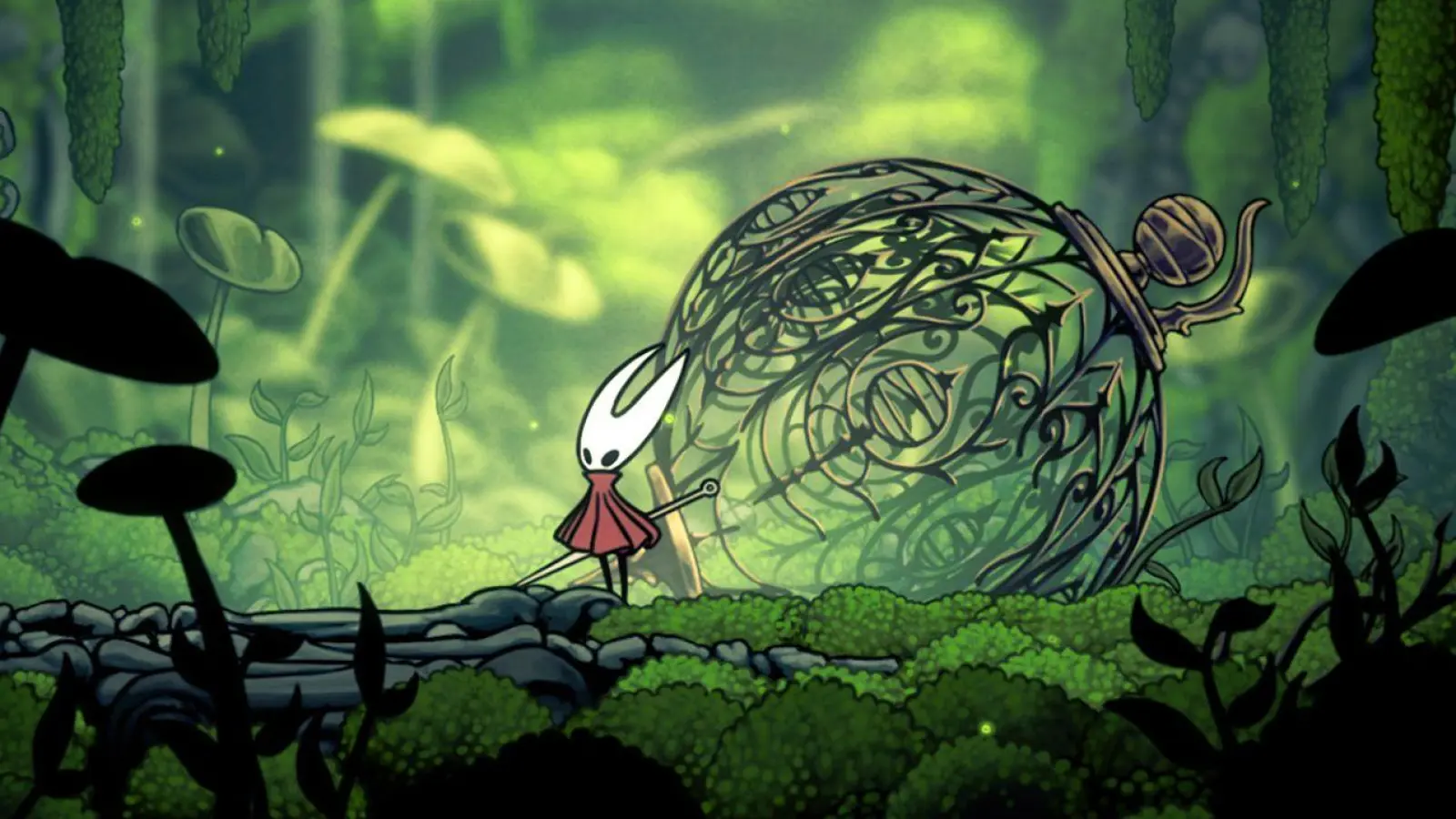 Protagonistin Hornet in „Hollow Knight: Silksong“. (Foto: Team Cherry/dpa-tmn)