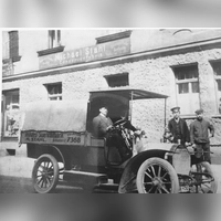 Ein Lieferfahrzeug der ehemaligen Sauerkraut-Fabrik Stahl, die zeitweise in Nürnberg war. (Foto: Familie Stahl)