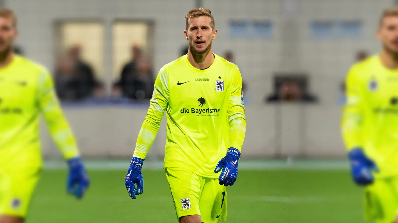 Marco Hiller wird auch in die neue Spielzeit als Stammtorhüter der „Löwen“ starten. (Foto: Sven Hoppe/dpa/Archivbild)