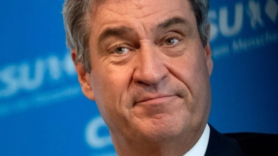 CSU-Chef Söder warnt vor parteiinternen Streitereien und will seiner Partei mit einem Zehn-Punkte-Plan zu neuer Geschlossenheit verhelfen. (Foto: Sven Hoppe/dpa)