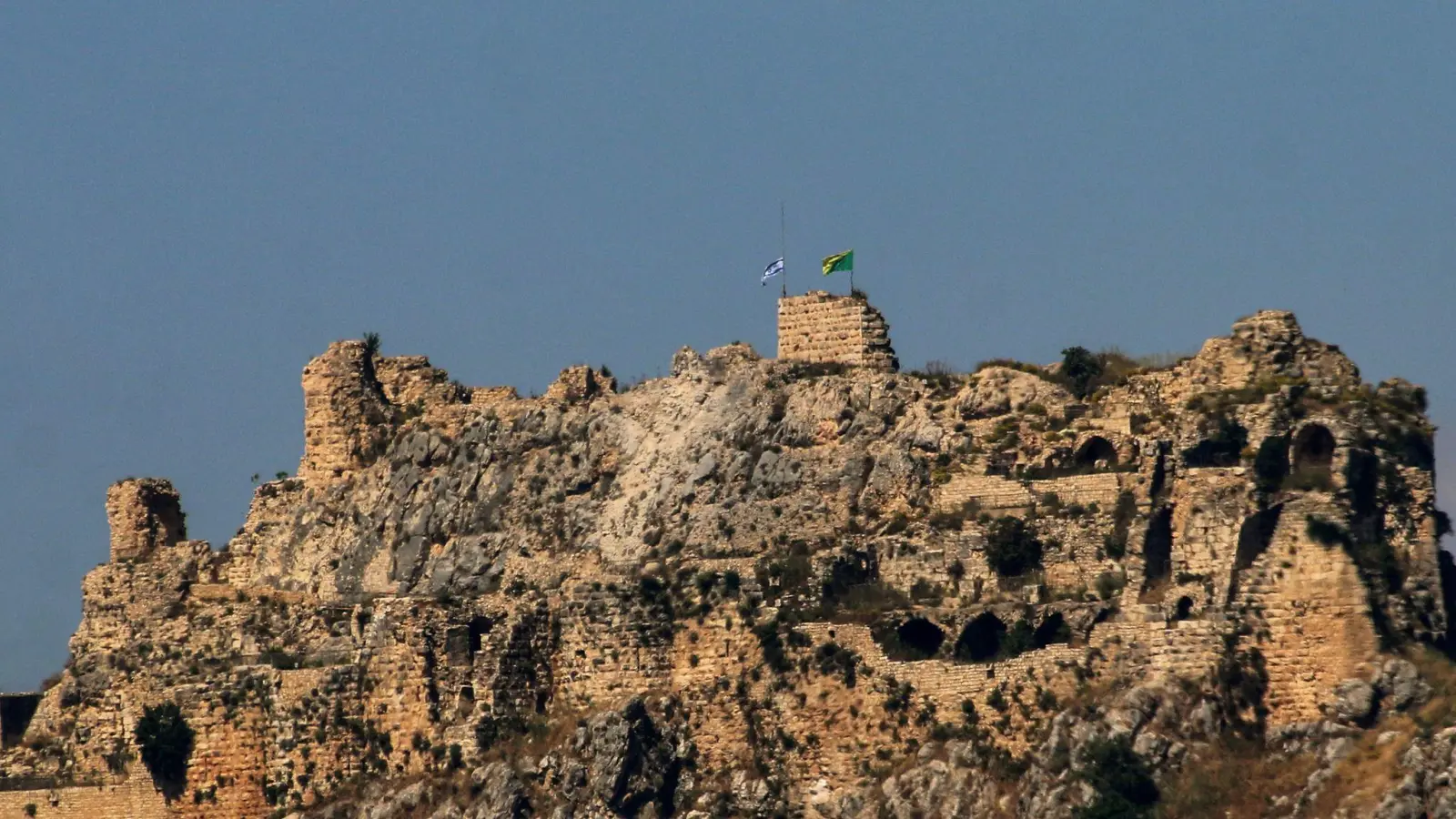 Die Kreuzritterfestung Beaufort gilt als strategisch bedeutsam.  (Foto: Marwan Naamani/ZUMA Press Wire/dpa)