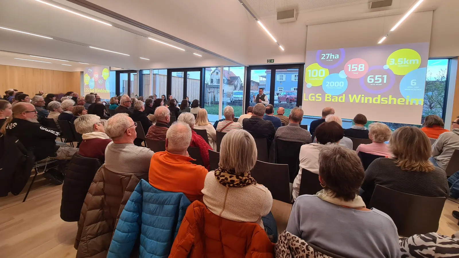 Geschäftsführer Rüdiger Eckardt gab einen Überblick über den aktuellen Stand der LGS in Bad Windsheim. (Foto: Anna Franck)