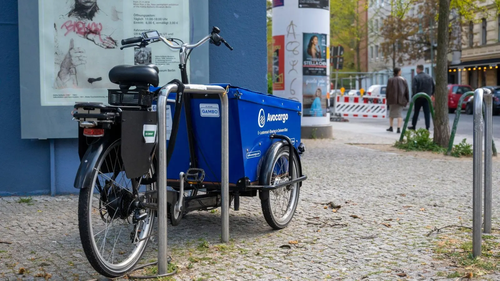 2021 wurde das Start-up Avocargo gegründet. Inzwischen verleiht es 200 E-Lastenräder in Berlin. Bald soll es Angebote in weiteren Städten geben. (Foto: Christophe Gateau/dpa)