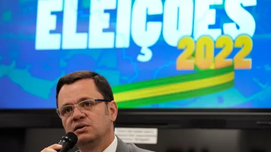 Der ehemalige brasilianische Justizminister Anderson Torres ist bei der Wiedereinreise verhaftet worden. (Foto: Eraldo Peres/AP/dpa)