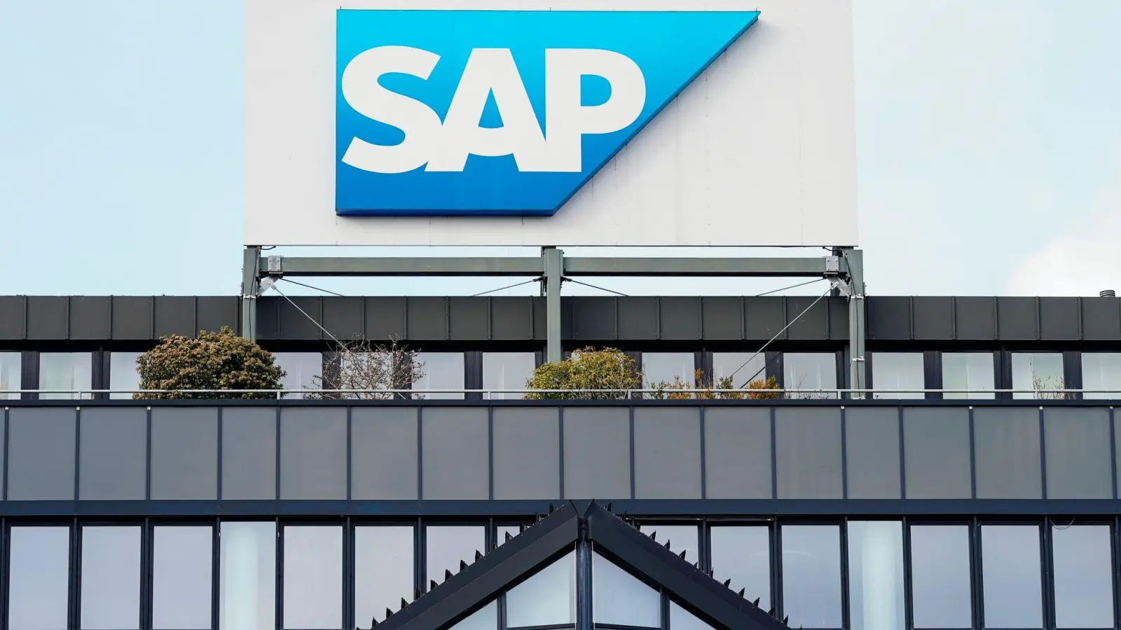 Unter dem Strich verzeichnet SAP Gewinne. (Foto: Uwe Anspach/dpa)