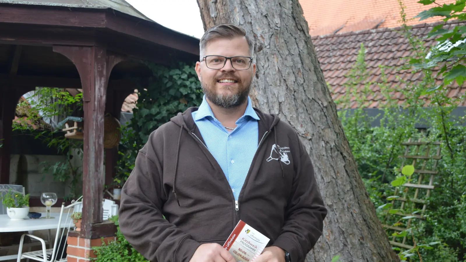 Thorsten Lehrer ist der neue Festwirt für die Uffenheimer Kirchweih und freut sich auf seine Premiere. (Foto: Johannes Zimmermann)