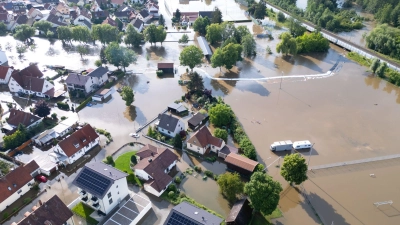 Im Sommer 2024 traf Teile Bayerns Hochwasser mit schweren Schäden. (Archivbild) (Foto: Sven Hoppe/dpa)