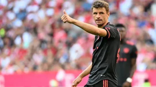 Bayerns Thomas Müller erzielte das zweite Tor für sein Team. (Foto: Sven Hoppe/dpa)