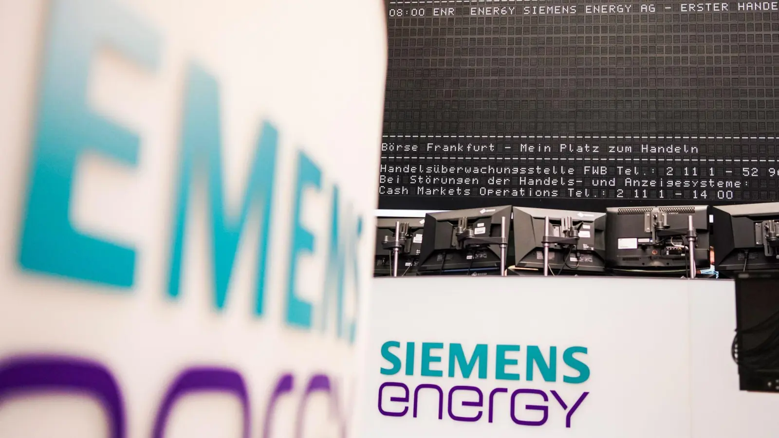 Siemens Energy darf seinen Aktionären schon für das laufende Geschäftsjahr eine Dividende zahlen. (Archivbild) (Foto: Frank Rumpenhorst/dpa)