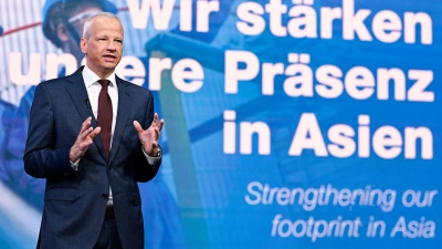 BASF-Chef Kamieth: Milliardeninvestition in China lohnt sich später als gedacht. (Archivbild) (Foto: Uwe Anspach/dpa)