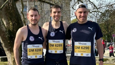 Das MTV-Team, von links: Dominik Friedrich, Fabian Fontana und Sebastian Götz. (Foto: MTV Ingolstadt)