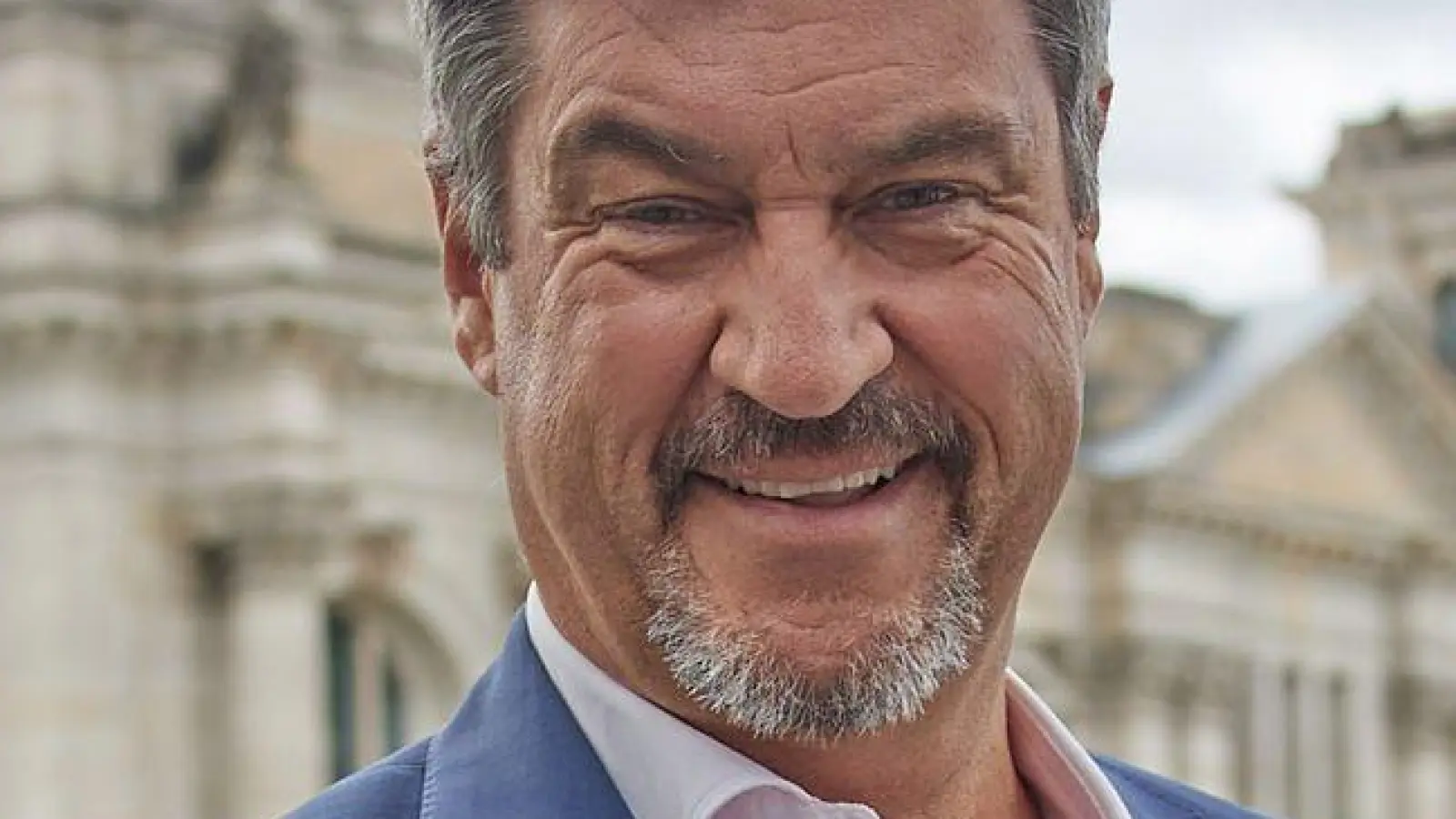 Markus Söder (CSU), Bundesvorsitzender, beim ARD-Sommerinterview vor einem Jahr.  (Foto: Joerg Carstensen/dpa)