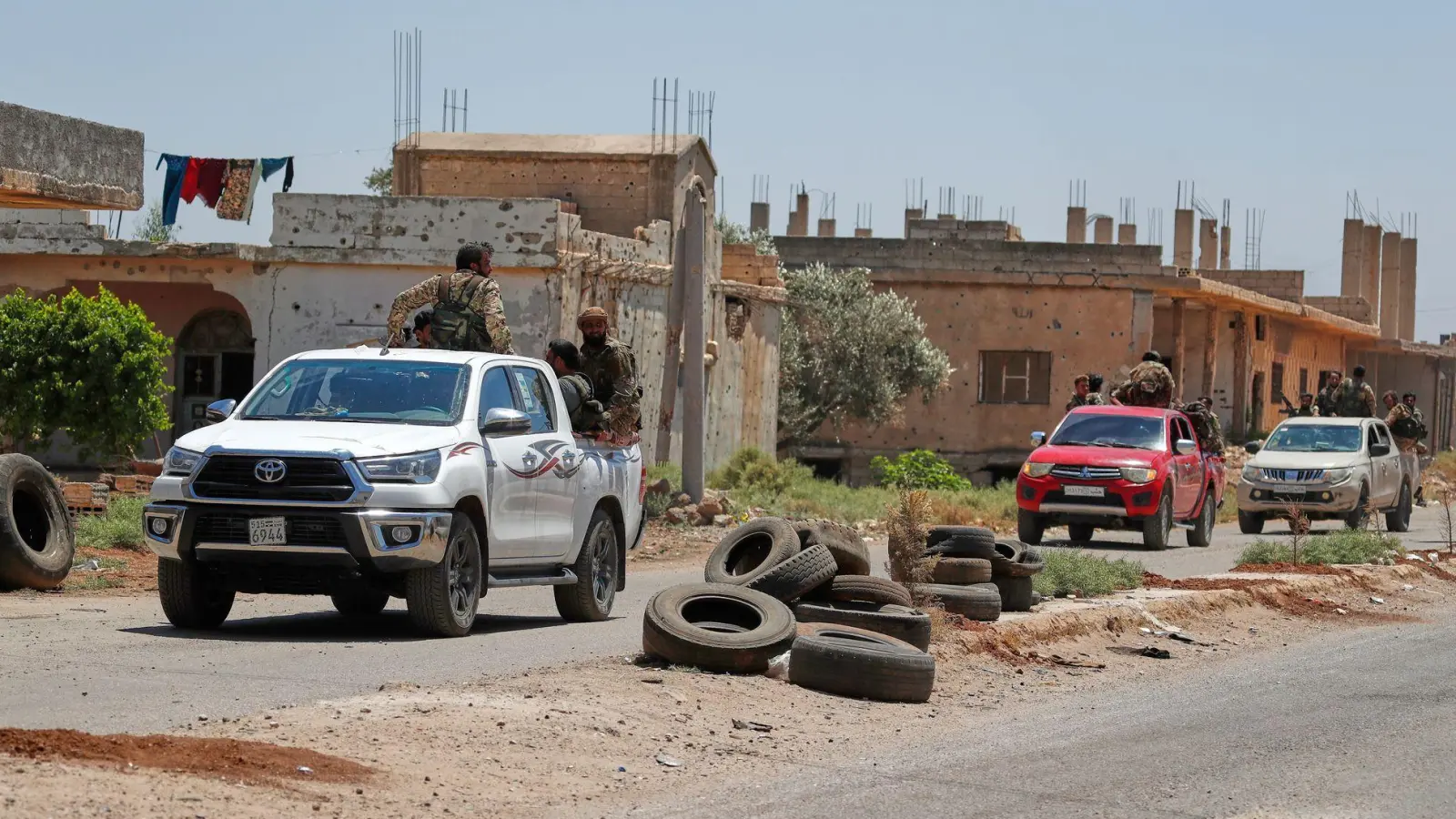 Die tagelangen Kämpfe in der syrischen Stadt Suwaida haben noch immer gravierende Auswirkungen. (Archivbild) (Foto: Omar Sanadiki/AP/dpa)