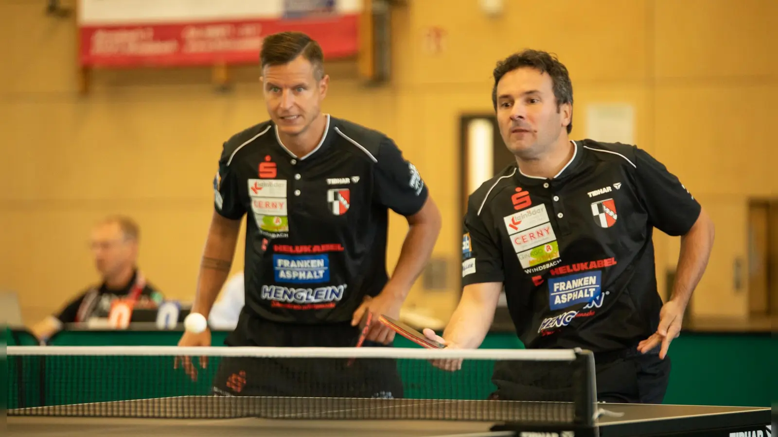 Auch Petr David (links) und Bojan Tokic (hier in der Vorsaison) gehören weiterhin zum Aufgebot des TSV Windsbach. (Foto: Markus Zahn)