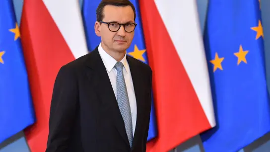 Polens Ministerpräsident Mateusz Morawiecki. Mehrere Aktionen seiner Regierung haben zuletzt für Irritationen im deutsch-polnischen Verhältnis gesorgt. (Foto: Radek Pietruszka/PAP/dpa)