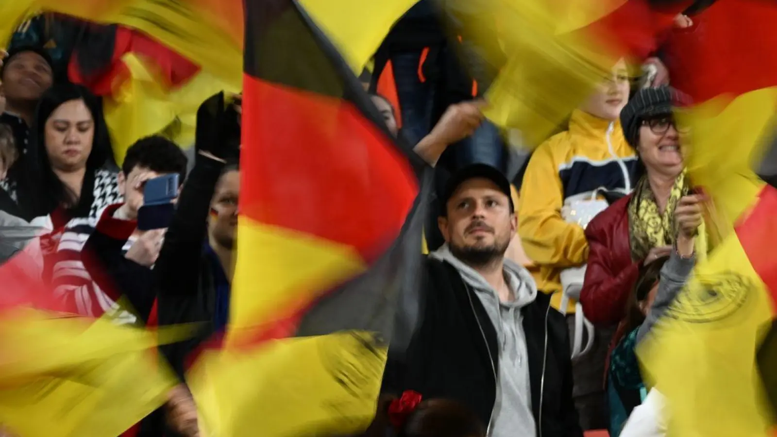 Die Euphorie in Deutschland vor der Heim-EM 2024 scheint geweckt. Das Turnier kann kommen. (Foto: Darren England/AAP/dpa)