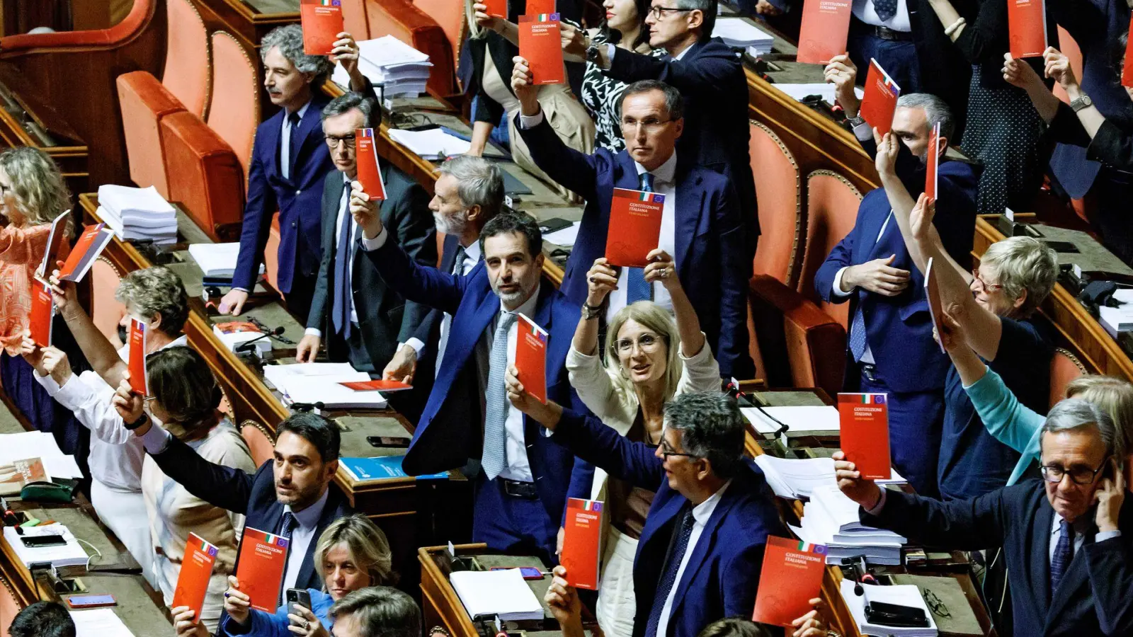 Der Senat in Rom billigte das neue KI-Rahmengesetz mit großer Mehrheit. (Archivbild) (Foto: Roberto Monaldo/LaPresse via ZUMA Press/dpa)