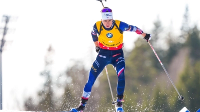 Éric Perrot sichert sich den Triumph im Gesamtweltcup. (Foto: Heiko Junge/NTB/dpa)