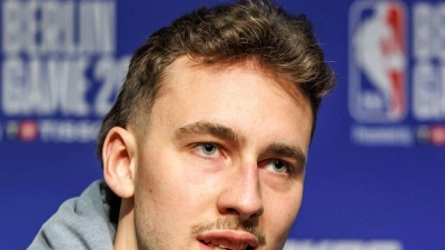 Franz Wagner kennt die Basketball-Kultur in den USA und Europa gut. (Foto: Andreas Gora/dpa)