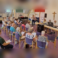 Der Lungenchor „Atemtöne” singt alle zwei Wochen donnerstags im Seniorenheim Neumühle. (Foto: Borghild Grün)