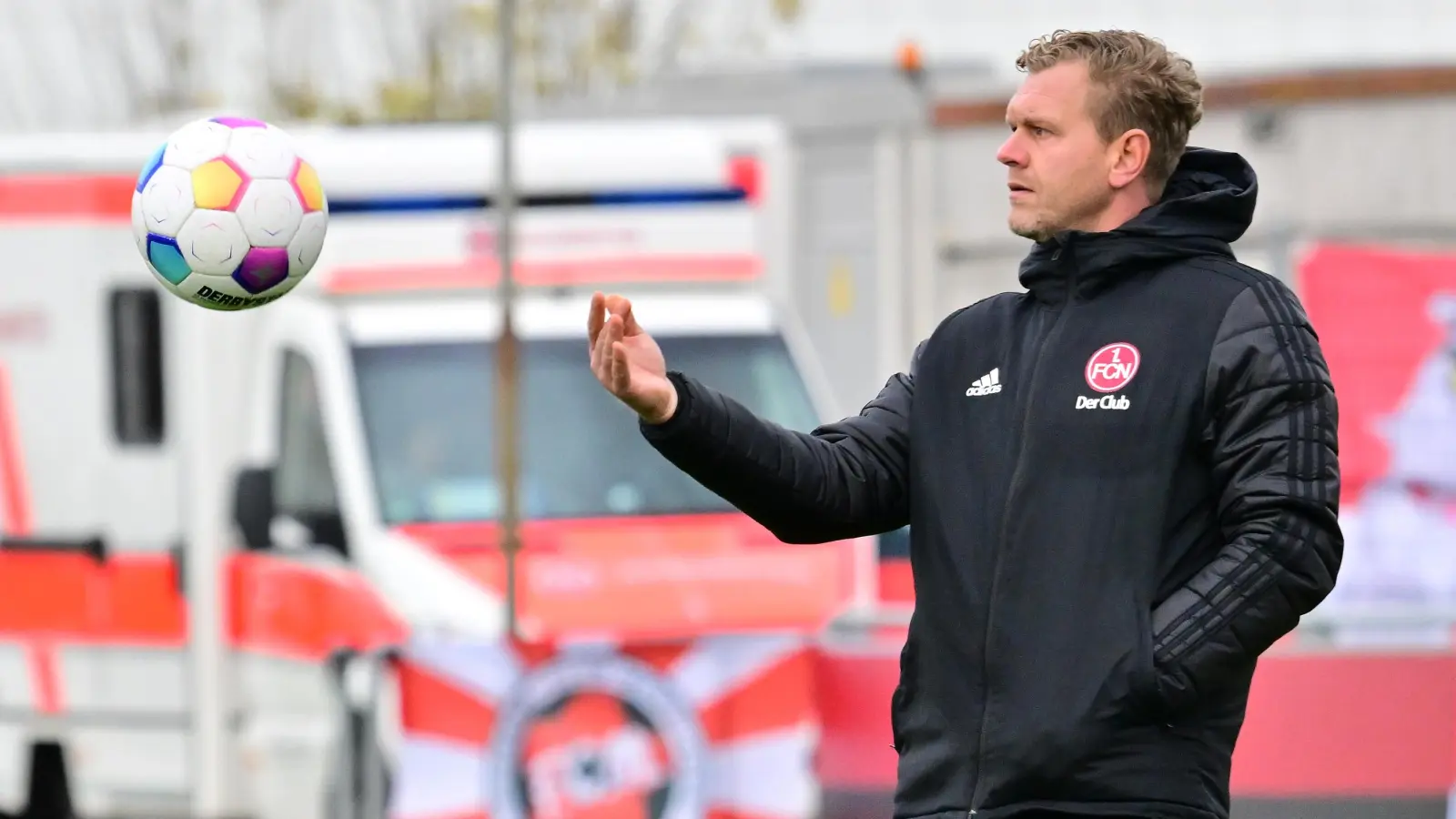 „Mit dem Ball kann ich schon was anfangen“: Andreas Wolf. (Foto: Wolfgang Zink)