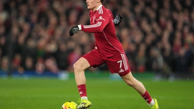 Florian Wirtz verletzte sich beim Aufwärmen. (Archivfoto) (Foto: Jon Super/AP/dpa)