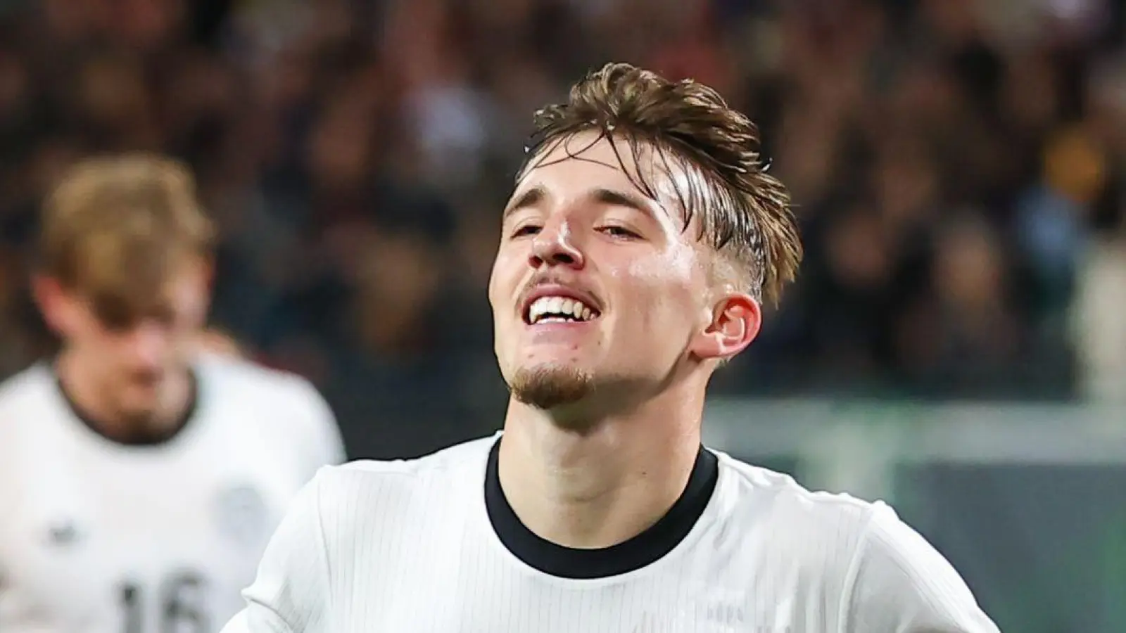 Bayern-Profi Lennart Karl überzeugte zuletzt auch bei der U21. (Archivfoto) (Foto: Daniel Karmann/dpa)