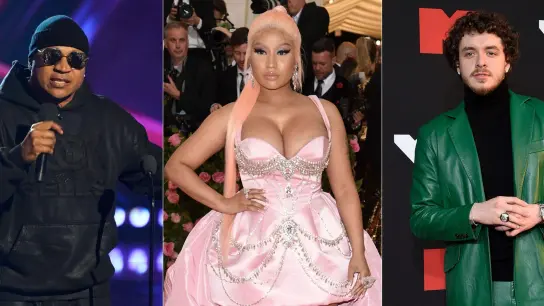LL Cool J (l-r), Nicki Minaj und Jack Harlow geben dieses Jahr bei den MTV Video Music Awards den Ton an. (Foto: Uncredited/AP/dpa)