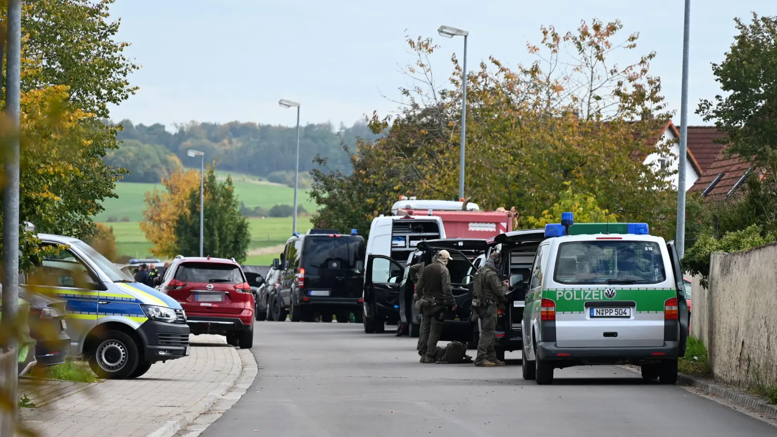 In der Frankenhofener Straße hatte ein 33-jähriger Familienvater keine Chance, seinem Mörder zu entkommen.  (Foto: Manfred Blendinger)