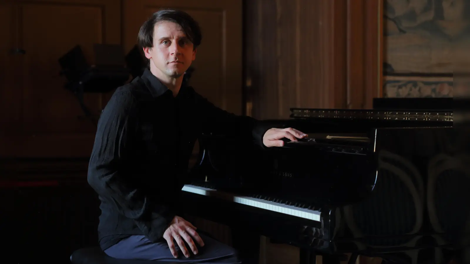 Gab einen fulminanten Eröffnungsabend: Vitaly Pisarenko auf Schloss Schillingsfürst. (Foto: Thomas Wirth)