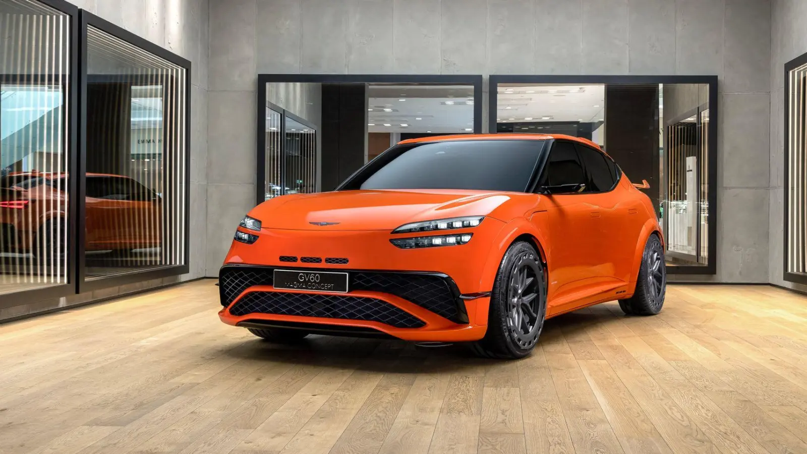 Genesis bringt mit dem GV60 Magma erstmals eine sportliche Modellreihe an den Start: Leistung und Dynamik stehen im Mittelpunkt. (Foto: Richard Parsons/Genesis/dpa-tmn)