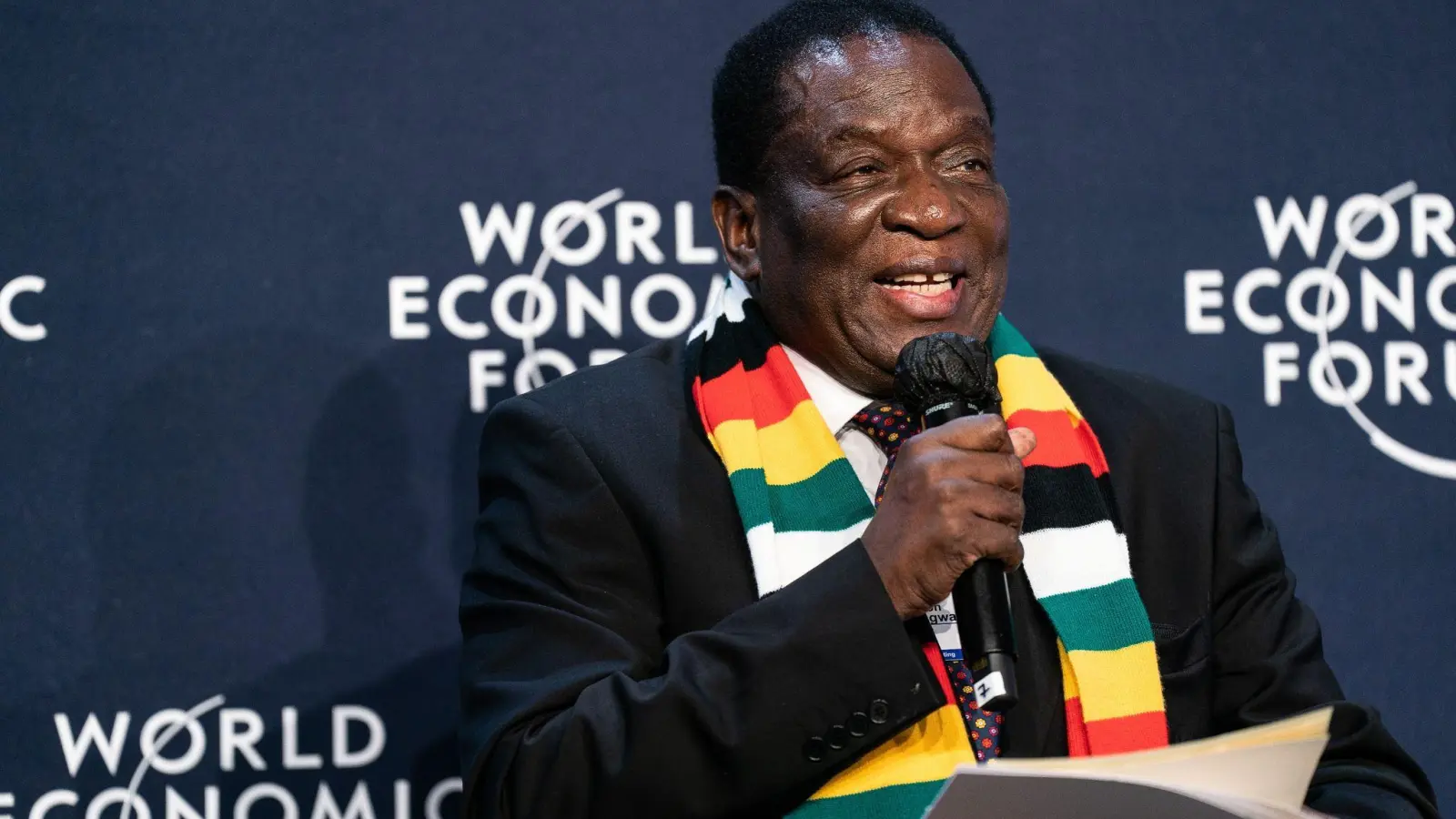Emmerson Mnangagwa ist Simbabwes Präsident. (Foto: Sikarin Fon Thanachaiary/World Economic Forum/dpa)