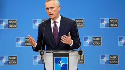 Jens Stoltenberg soll Nato-Generalsekretär bleiben. (Foto: Virginia Mayo/AP/dpa)
