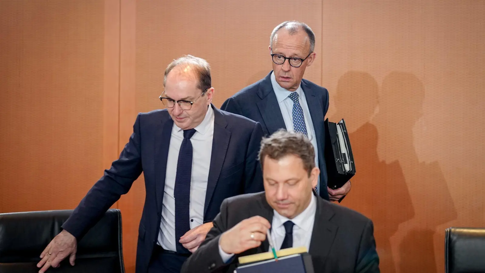 Von diesen drei Männern hängt das Gelingen der schwarz-roten Koalition maßgeblich ab. (Archivfoto) (Foto: Kay Nietfeld/dpa)
