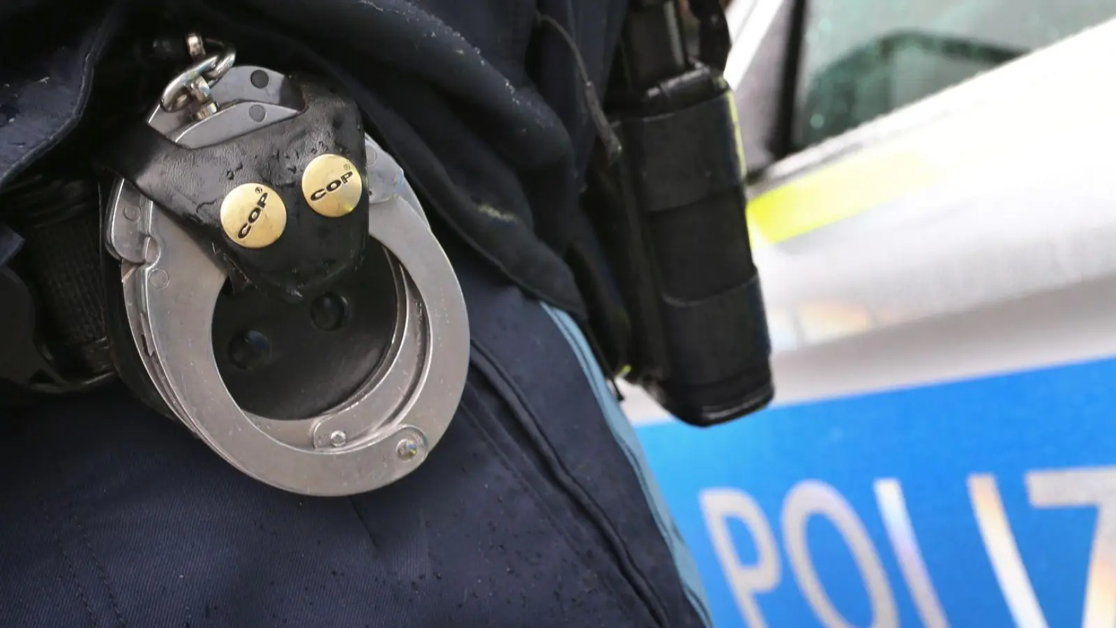 Die Polizisten nehmen den Senioren fest. (Symbolbild) (Foto: Karl-Josef Hildenbrand/dpa)