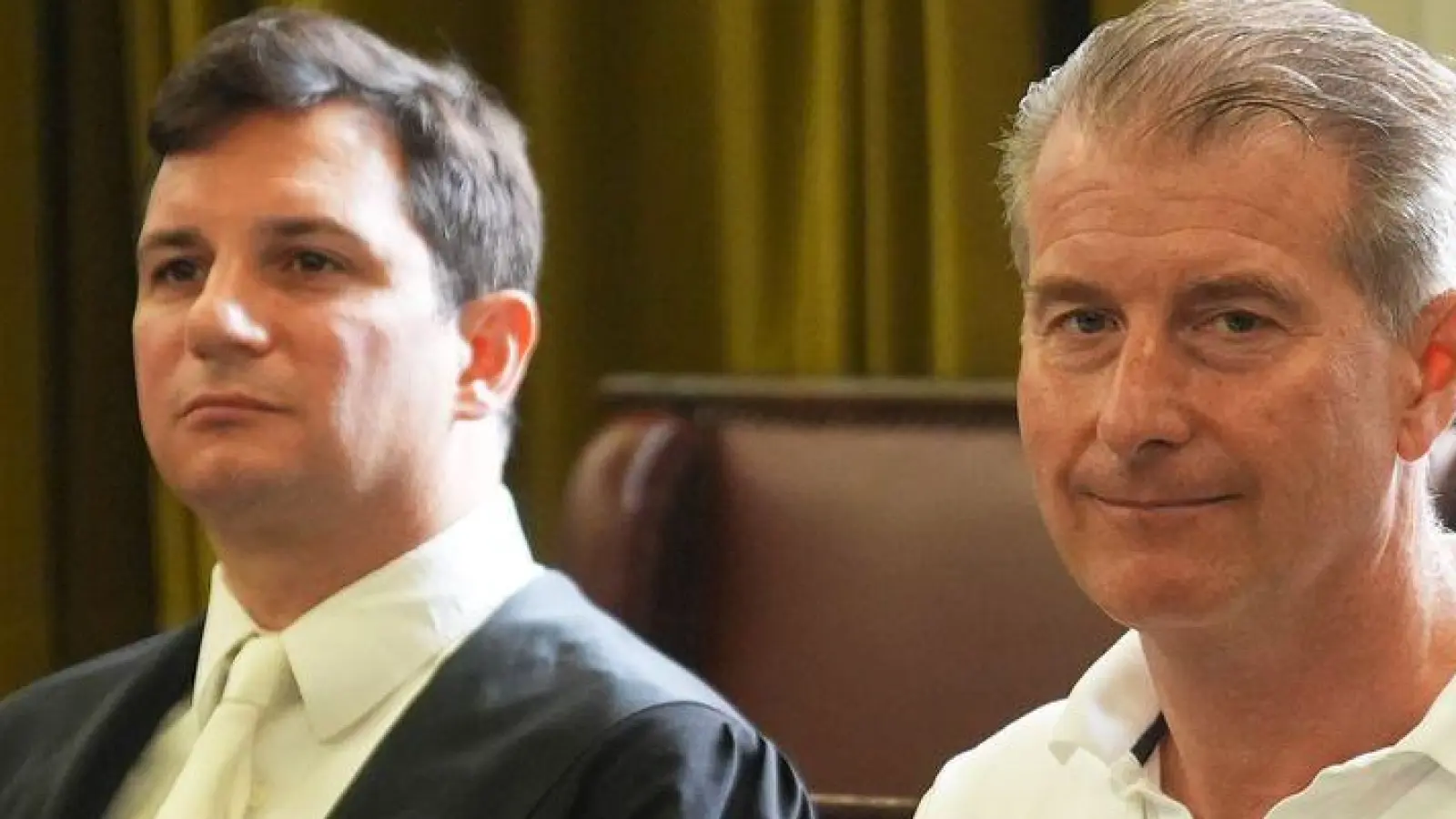 Am sechsten Verhandlungstag im Prozess um die Entführung der Kinder von Christina Block darf der Nebenklagevertreter Philip von der Meden weitere Fragen an die angeklagte Unternehmerin stellen. (Archivbild) (Foto: Marcus Brandt/dpa-POOL/dpa)