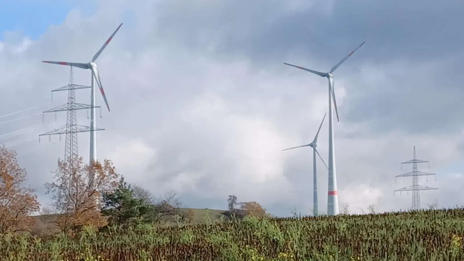 Für ein gemeinsames Windkraftprojekt wollen sich Baudenbach, Scheinfeld, Oberscheinfeld und Markt Bibart zusammenschließen. Diese Aufnahme entstand bei Neustadt. (Foto: Anita Dlugoß)