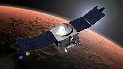 Der Kontakt zur Nasa-Sonde „Maven“ ist abgebrochen.  (Foto: picture alliance / Nasa/Goddard Space Flight Center/NASA/dpa)