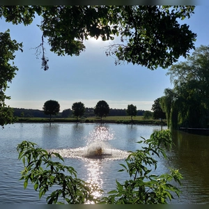 Altendettelsauer Weiher - gesehen bei Petersaurach (Foto: Georg Link)