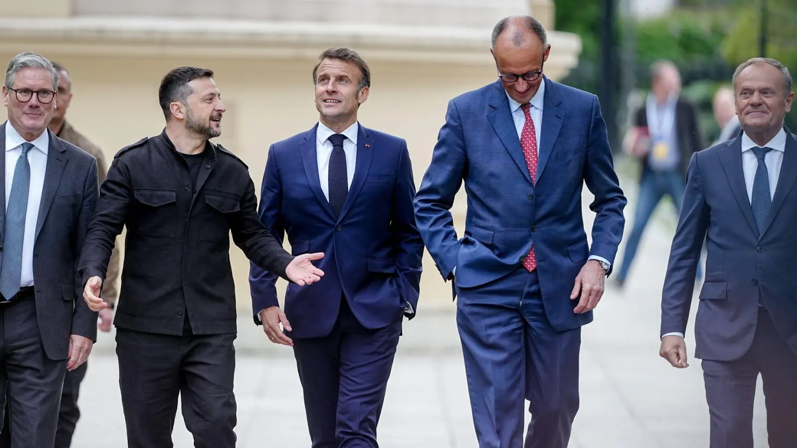 Für die Ukraine und ihre europäischen Verbündeten steht ein Spitzentreffen in Berlin an. (Archivbild) (Foto: Kay Nietfeld/dpa)