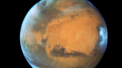 Vier Freiwillige sollen zwölf Monate in einem dem Mars nachempfundenen Simulationsgelände verbringen. (Foto: -/EPA/NASA /HUBBLE/dpa)