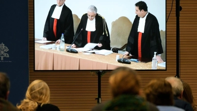 Im Vatikan-Prozess um fragwürdige Millionendeals ist das Urteil verkündet worden. (Foto: Andrew Medichini/AP)
