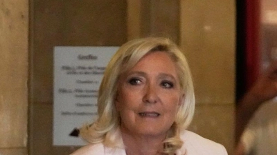 Das Berufungsgericht hat Marine Le Pen schuldig gesprochen. (Foto: Michel Euler/AP/dpa)