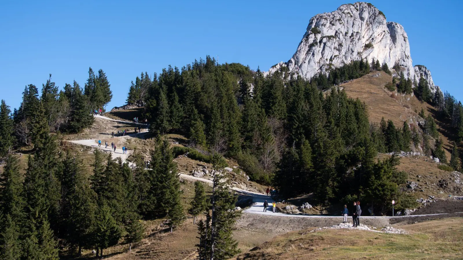 Das Navigationsgerät hatte die Frau mit ihrem Auto über den Gipfel der Kampenwand gelotst. (Symbolbild) (Foto: Sven Hoppe/dpa)