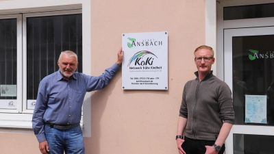 Martin Querndt (links) ist Mitarbeiter in der Koordinationsstelle Frühe Kindheit (KoKi). Markus Hecht folgt ihm bald nach. (Foto: Oliver Herbst)