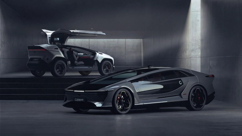 Mit einem Coupé und einem SUV namens Exobot stellt Ceer seine ersten Flagschiffmodelle vor. (Foto: Ceer Motors/dpa-tmn)